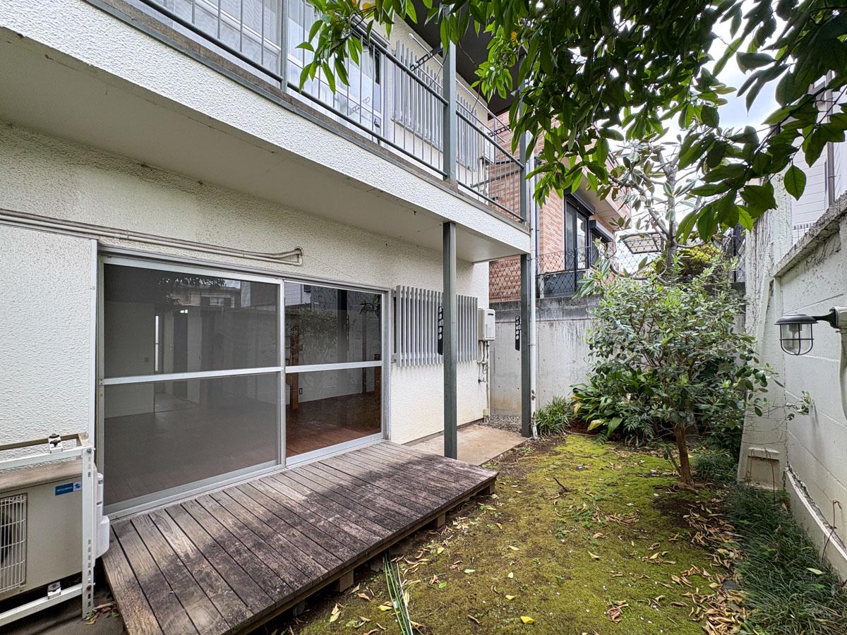 大田区上池台の賃貸物件/庭