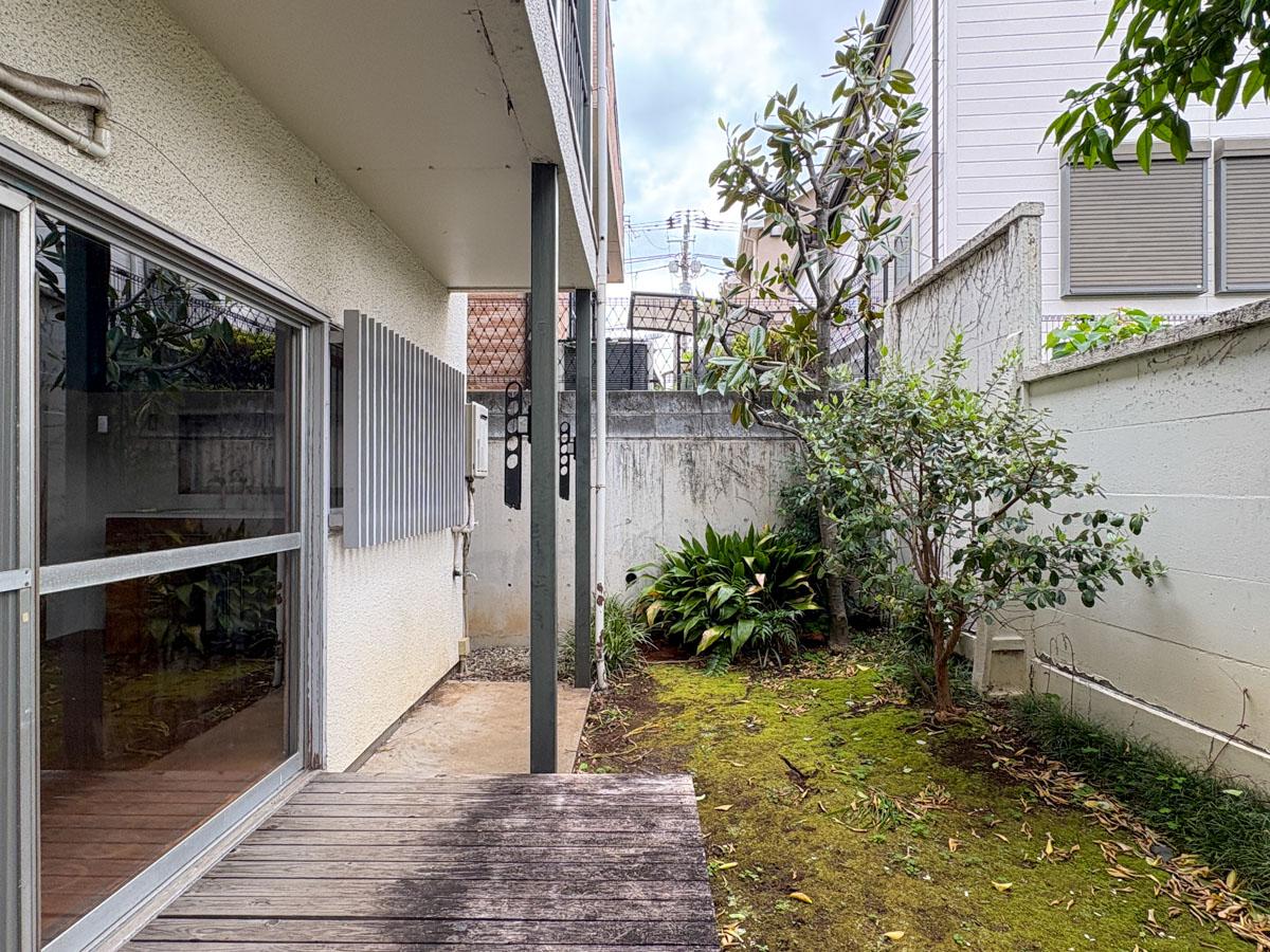 大田区上池台の賃貸物件/庭