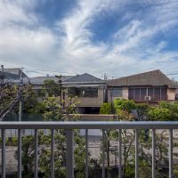 東京都新宿区下落合の賃貸物件/こちら側も空が広いです