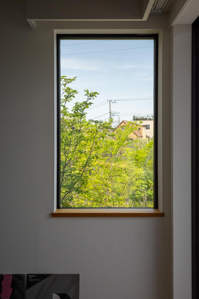 調布市深大寺東町の賃貸物件/窓先の景色が美しい