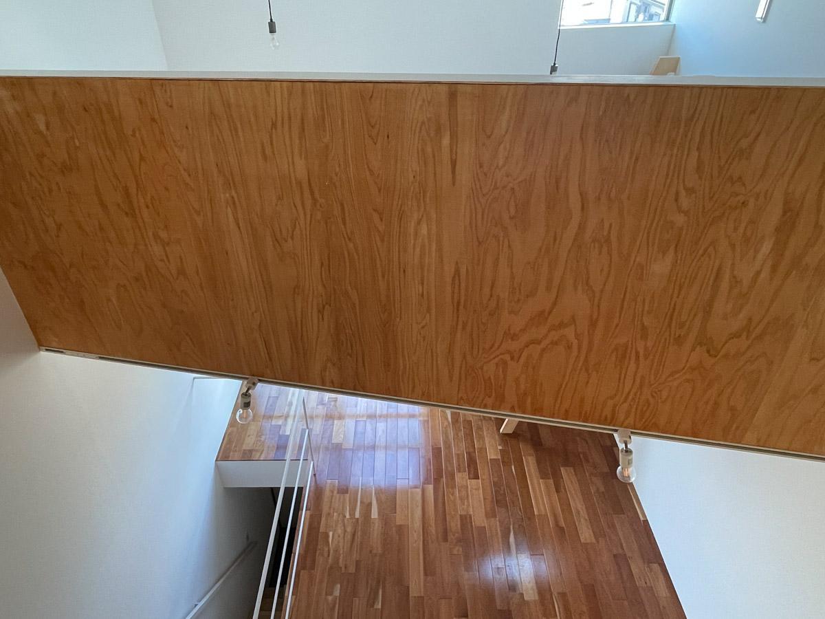 杉並区阿佐谷北の賃貸物件/西側のロフトから見下ろした図