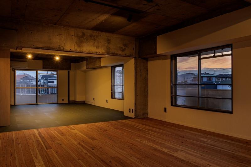 横浜市神奈川区松本町の賃貸物件/LDK｜遠くに見える夕焼け