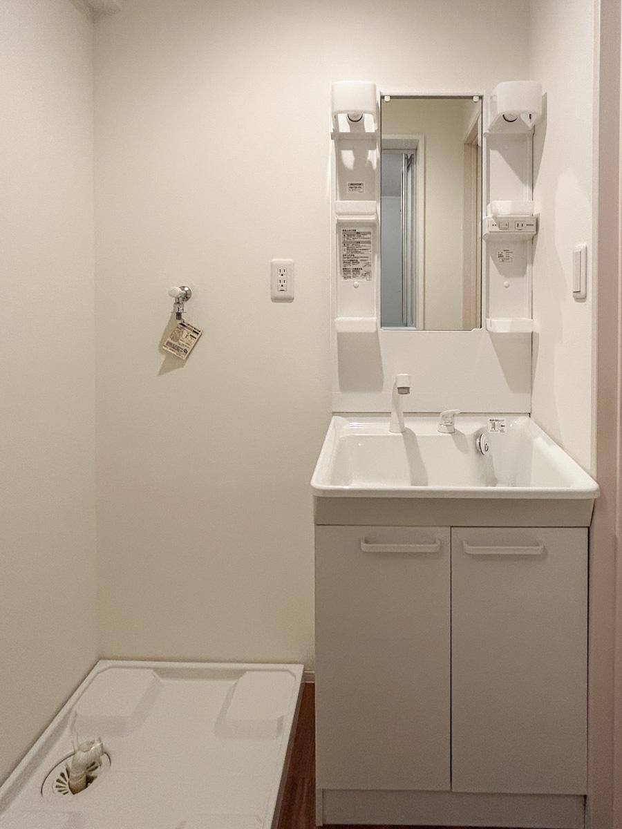 文京区千駄木の賃貸物件/洗面台