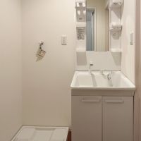 文京区千駄木の賃貸物件/洗面台