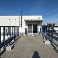 文京区千駄木の賃貸物件/ルーフバルコニー別角度から