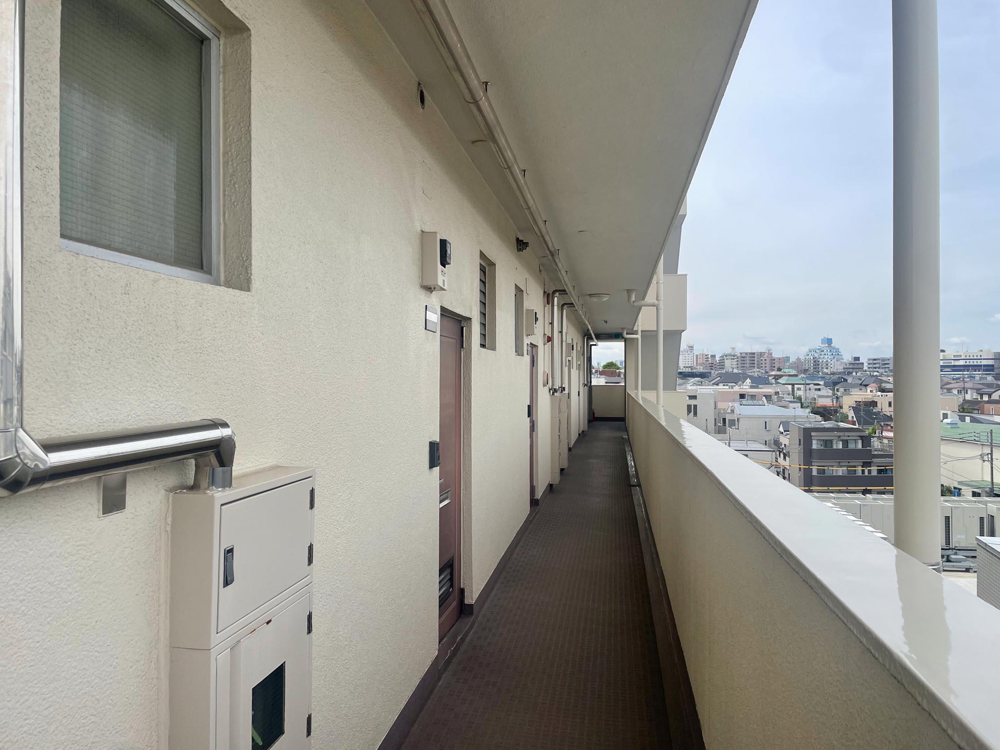 目黒区中根の賃貸物件/玄関外、共用部