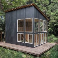 千葉県いすみ市岬町椎木の売買物件/「2階建」プランの外観参考パース（ガルバリウム）