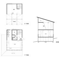 千葉県いすみ市岬町椎木の売買物件/「2階建」参考プランの平面図・断面図