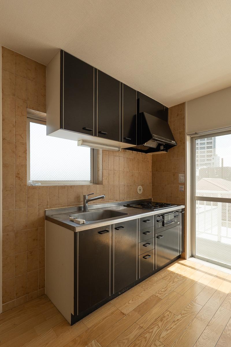 杉並区天沼の賃貸物件/キッチンは３口ガスコンロ