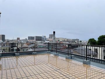 荒川区東尾久の賃貸物件/町屋、都電、空の下