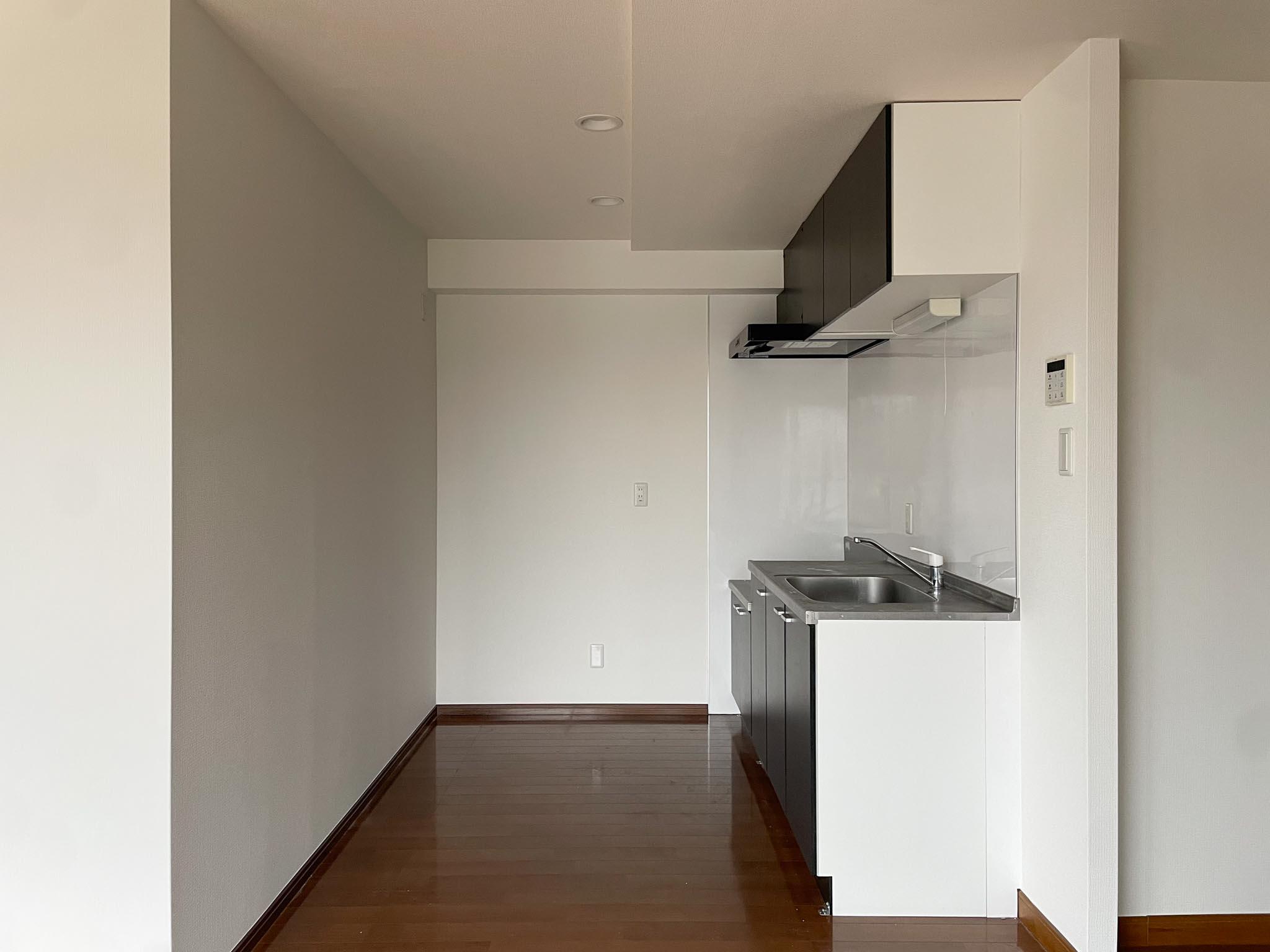 荒川区東尾久の賃貸物件/冷蔵庫やその他家電、食器棚も置けるゆとりあり