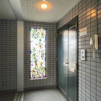 荒川区東尾久の賃貸物件/玄関外、共用部