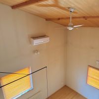 長野県安曇野市穂高有明の売買物件/2階から1階のLDKを見下ろす