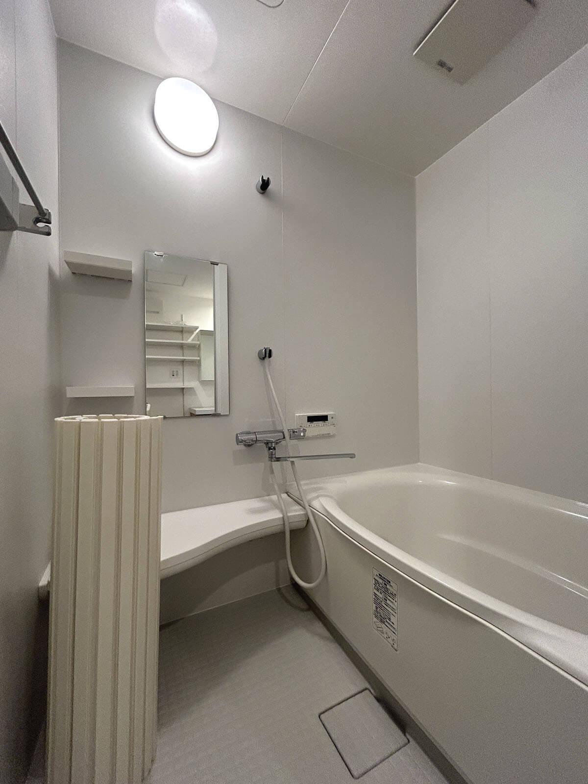 世田谷区宇奈根の賃貸物件/ゆっくり浸かりたくなるバスタブです