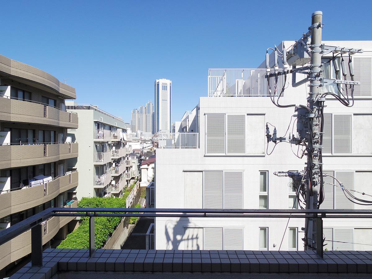 渋谷区幡ヶ谷の賃貸物件/バルコニーからの眺め※写真は405号室