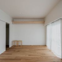 品川区北品川の賃貸物件/寝室。左手奥にウォークインクローゼット。さらに壁沿いにも洋服がかけられる仕様です