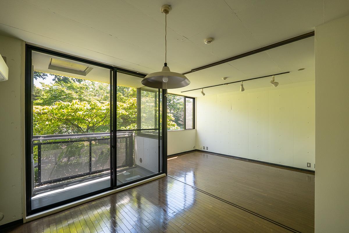 杉並区善福寺の賃貸物件/やんわりと緑色に染まる空間