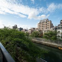 江東区深川の賃貸物件/北東側のバルコニー