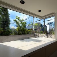 東京都世田谷区尾山台の賃貸物件/植栽が目隠しに