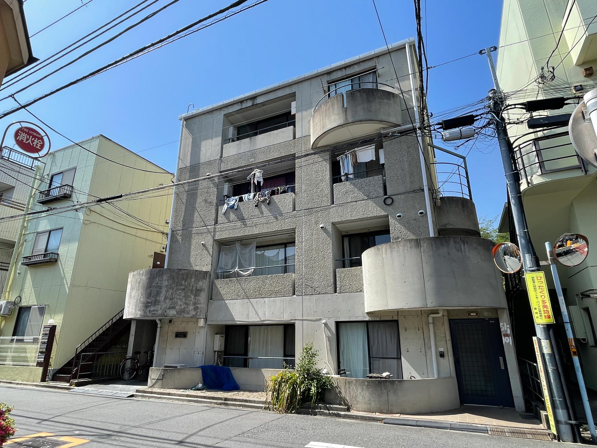 杉並区和田の賃貸物件/外観を南側から