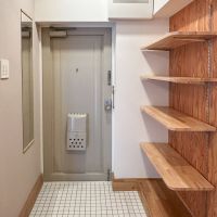 品川区西五反田の賃貸物件/玄関。広々とした靴棚がついています