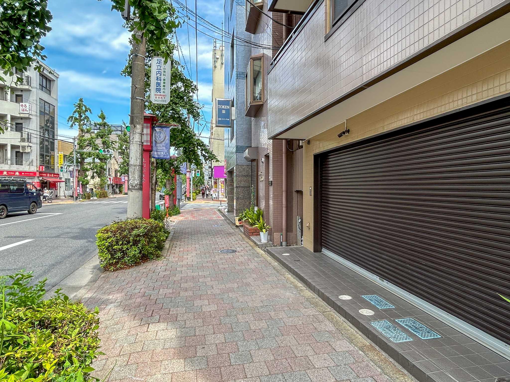 世田谷区世田谷の賃貸物件/三軒茶屋方向をみる