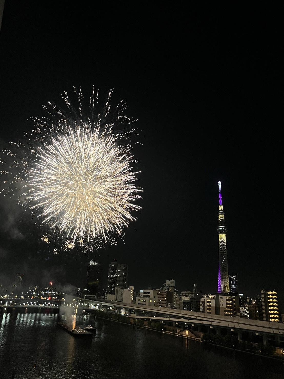 台東区駒形の賃貸物件/花火大会の様子