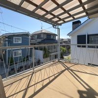 三鷹市井の頭の賃貸物件/2階ベランダ　広めなのでここでダラダラするのも良さそう