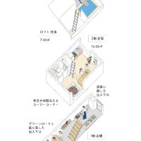 小平市花小金井の賃貸物件/E号室の間取りイラスト