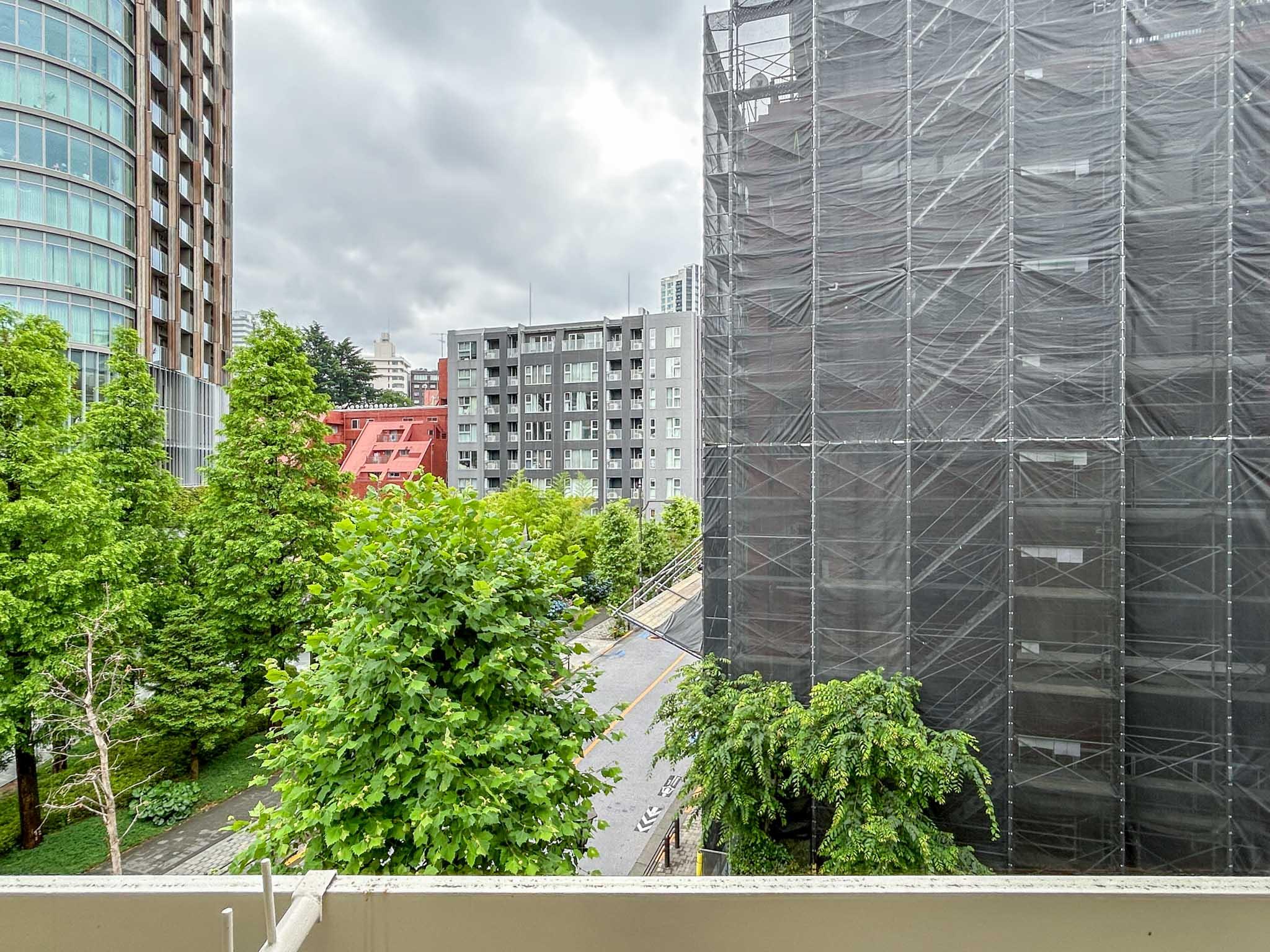 港区赤坂の賃貸物件/ベランダからの景色