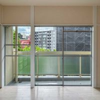 港区赤坂の賃貸物件/南西側の掃き出し窓