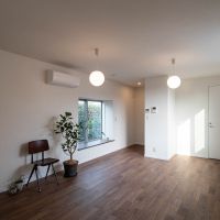 大田区山王の賃貸物件/玄関からお部屋を見て