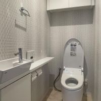 中野区中央の賃貸物件/トイレには手洗い器付き