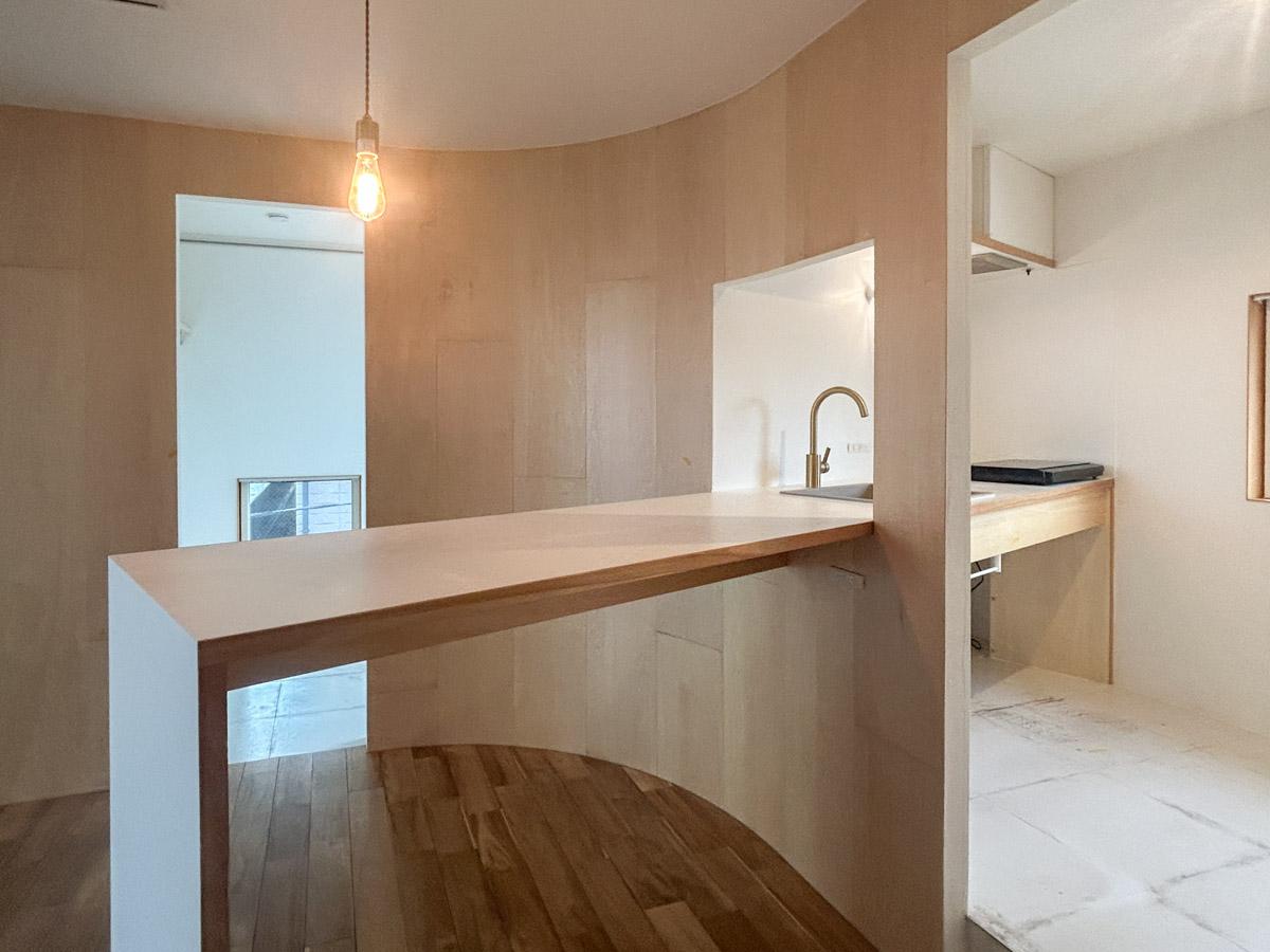 世田谷区代沢の賃貸物件/カウンターをどう使うかがこの部屋の鍵になりそうです