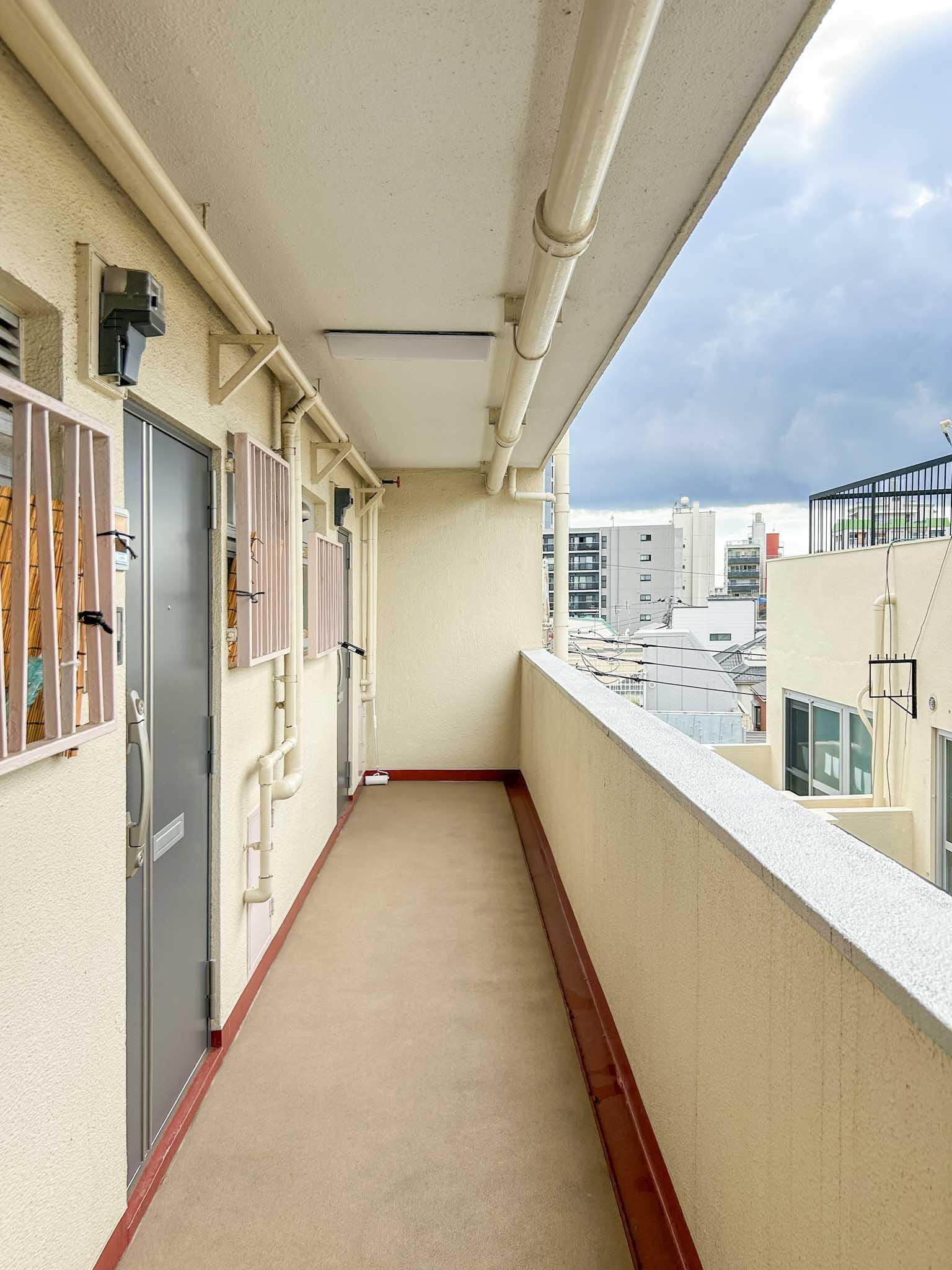 中野区新井の賃貸物件/共用廊下