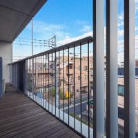 東京都世田谷区上北沢の賃貸物件/ウッドデッキのバルコニー