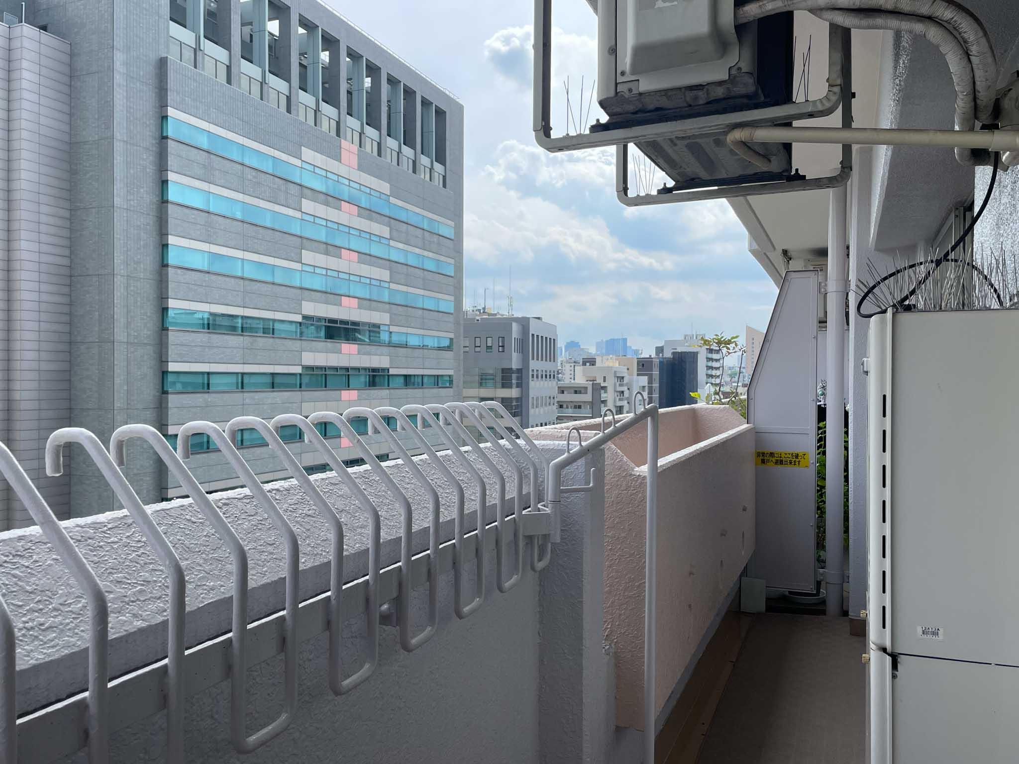 文京区関口の賃貸物件/ベランダ