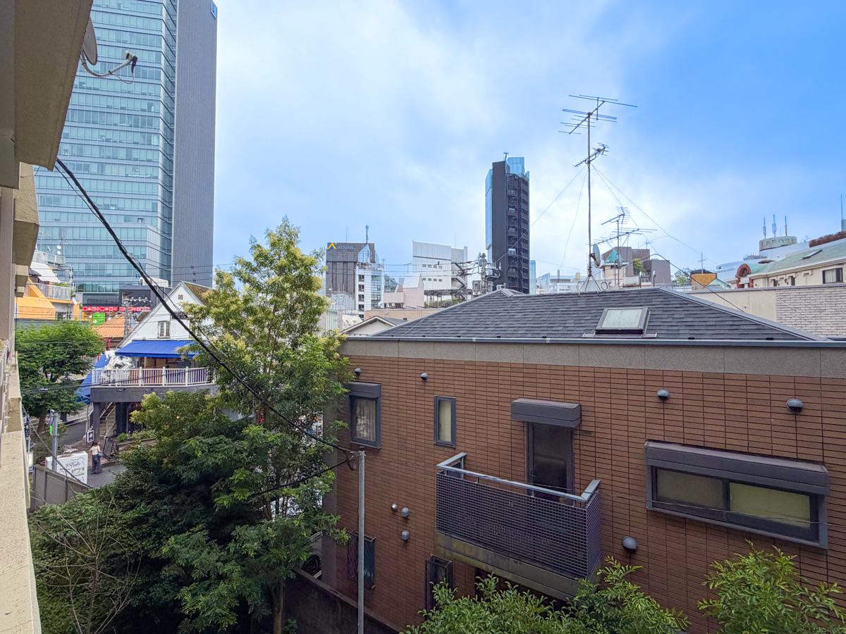 東京都渋谷区の賃貸物件/バルコニーからの眺望