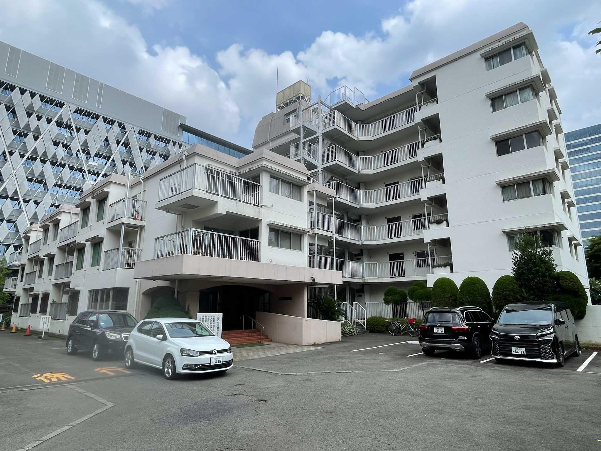 中野区中野の賃貸物件/外観を北側から