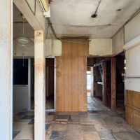 杉並区西荻北の賃貸物件/1階　庭から勝手口あたりに立った視点