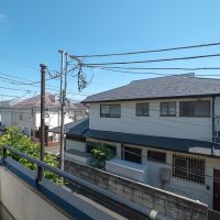 杉並区高井戸西の賃貸物件/南向きのベランダからの眺望
