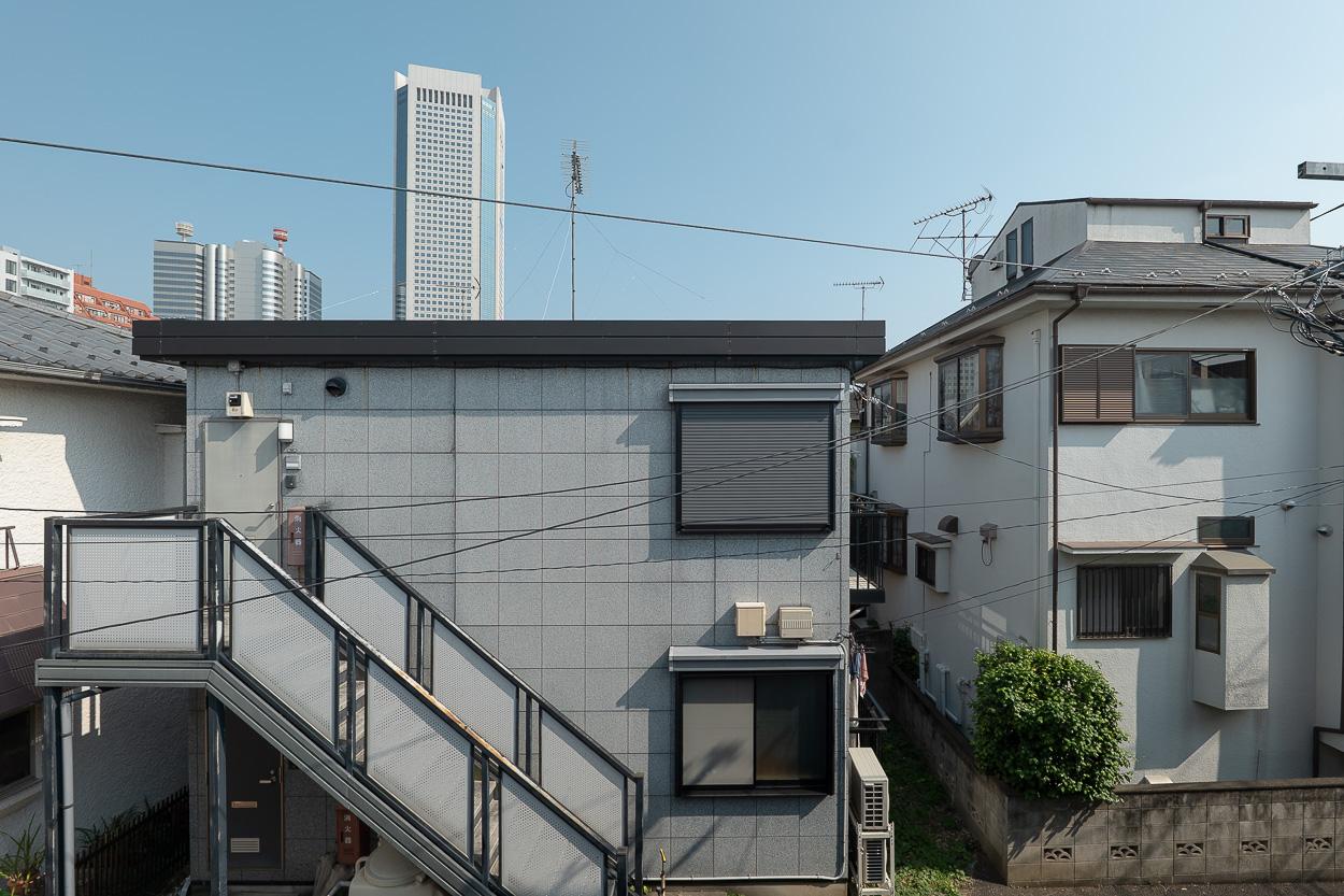 渋谷区本町の賃貸物件/眺望。周辺は静かな住宅街です