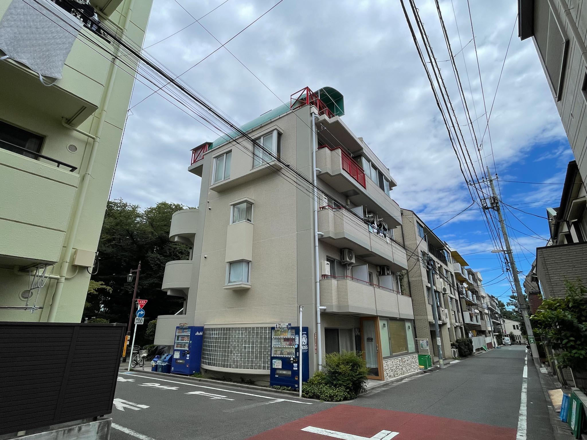 杉並区和田の賃貸物件/外観を南側から