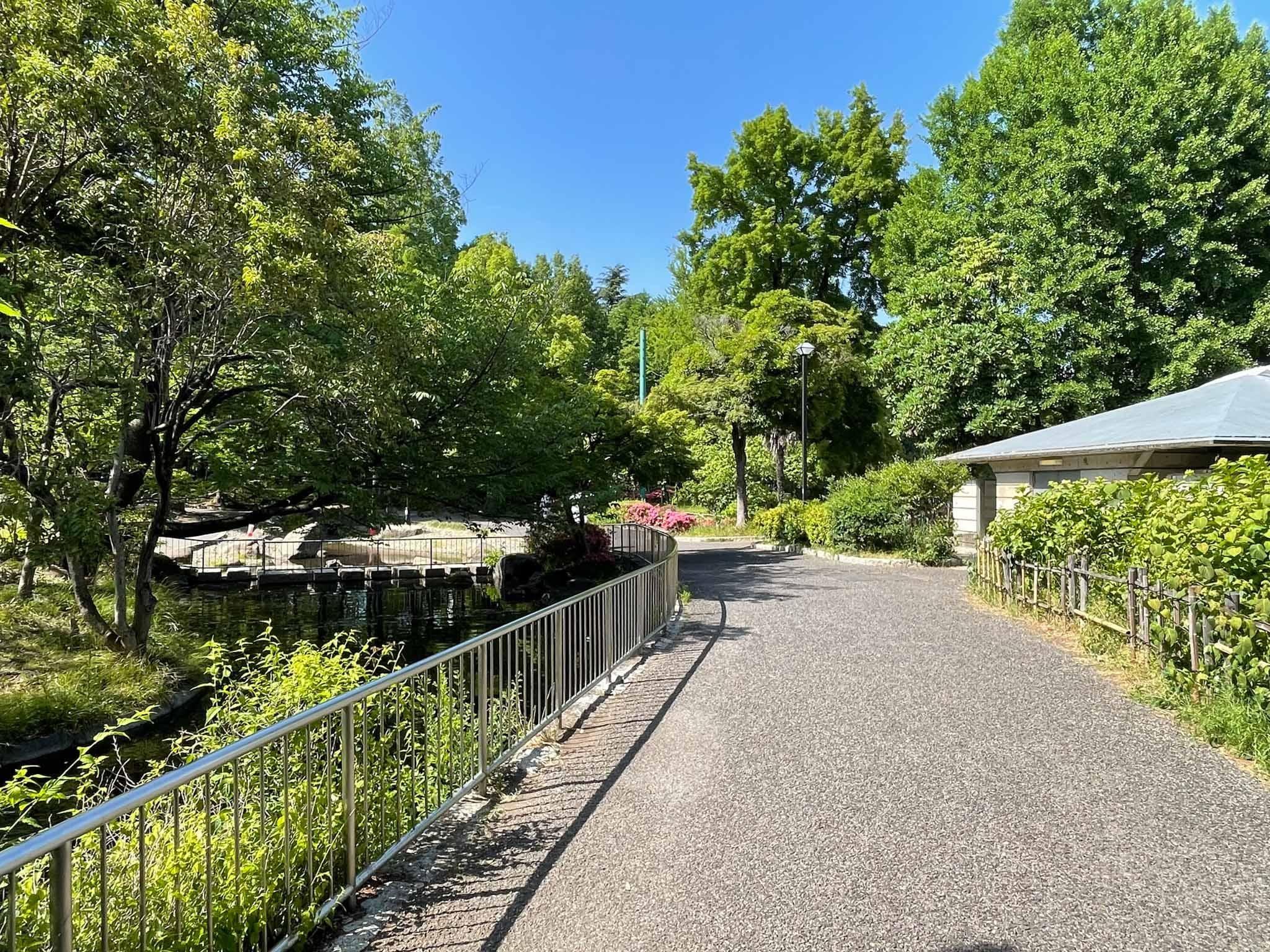 杉並区和田の賃貸物件/緑溢れる「蚕糸の森公園」を通って東高円寺駅に向かいます