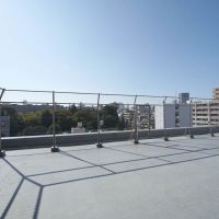 新宿区西早稲田の賃貸物件/屋上。洗濯物が干せます