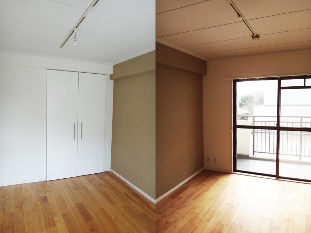横浜市保土ヶ谷区天王町の賃貸物件/南から光の入る寝室。収納もしっかりとあります。