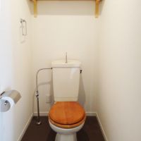 横浜市保土ヶ谷区天王町の賃貸物件/木の便座、かわいらしいです。