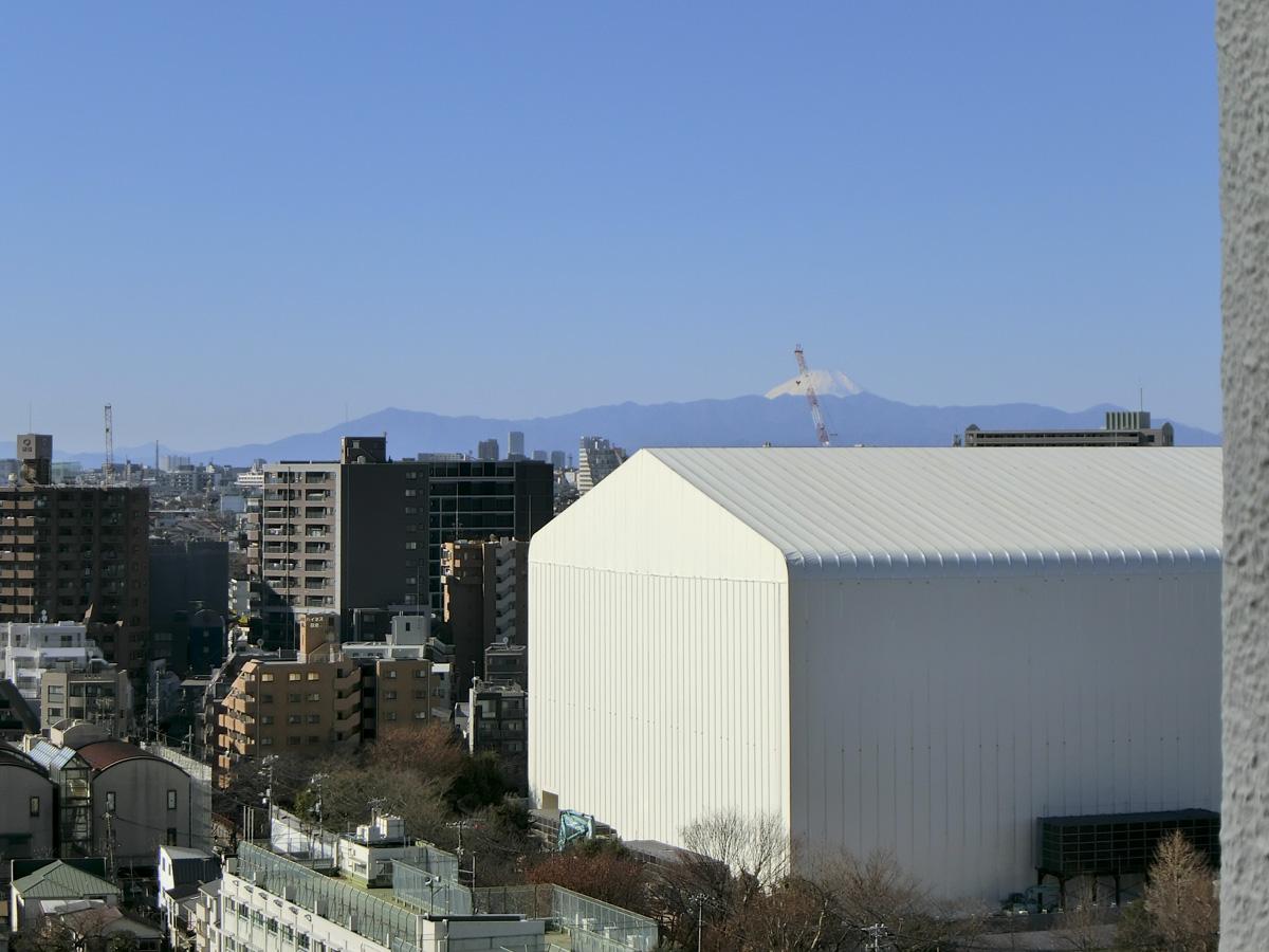 約15.2畳の洋室から、富士山ビュー(リビングからも同じように見えます)