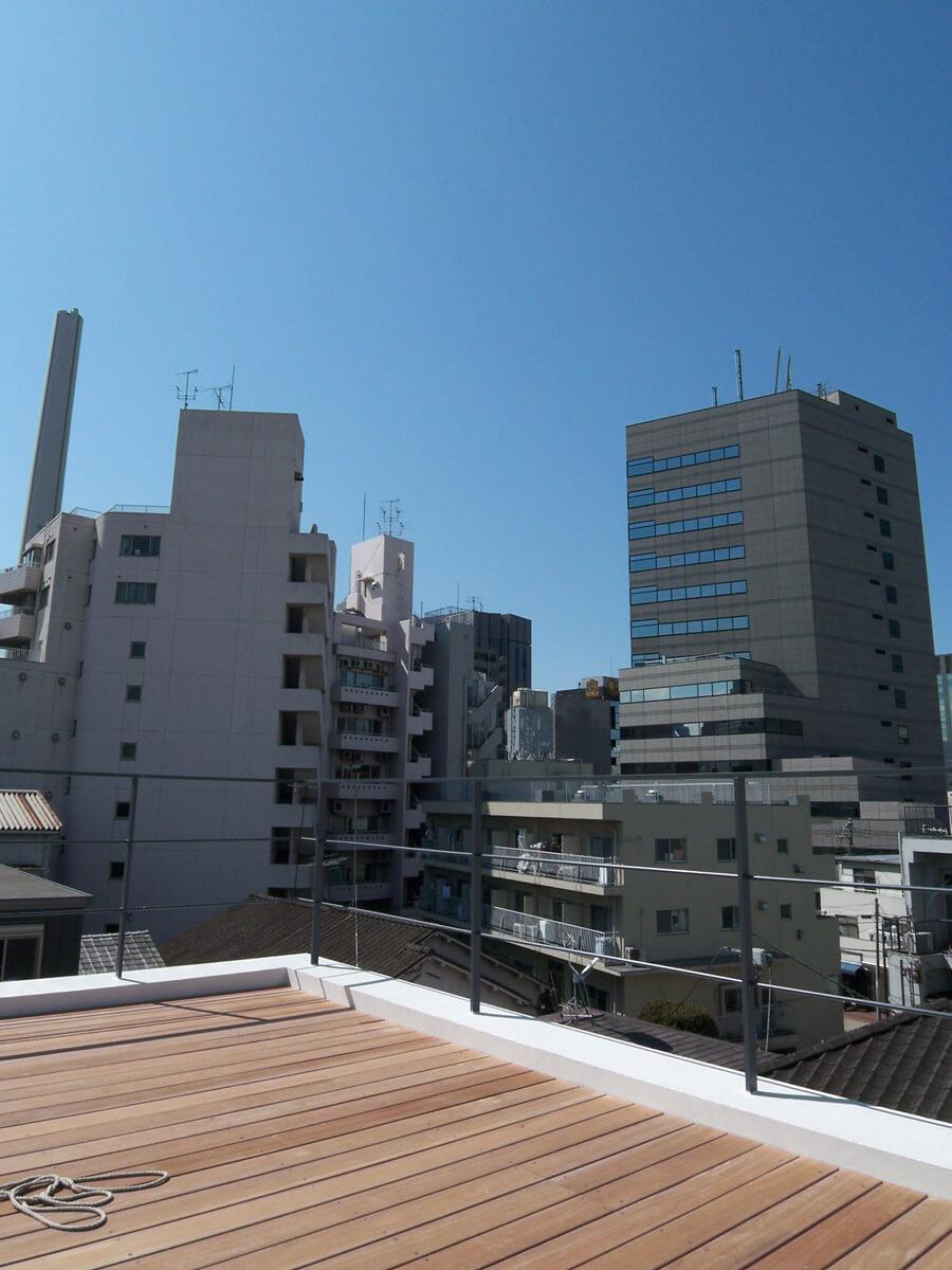 渋谷区東の賃貸物件/共用のルーフバルコニー