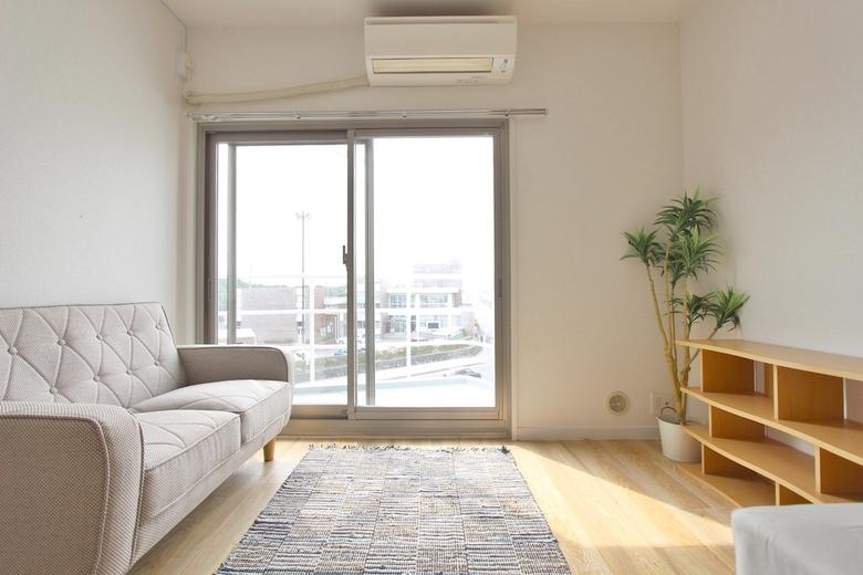 部屋は4階なので景色も風も気持ちよさそう